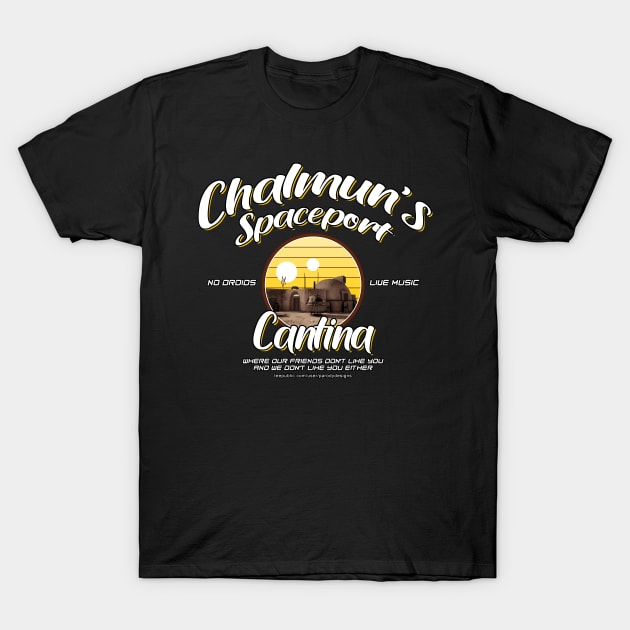 Chulmun's Spaceport Cantina T-Shirt by Parody Designs